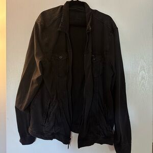 John Varvatos Black Lightweight Jacket